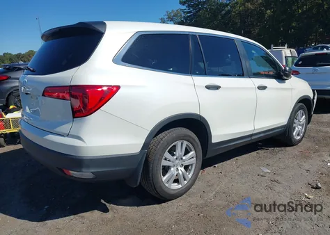 2017 Honda Pilot Lx from USA, damaged, VIN 5FNYF5H1XHB013072